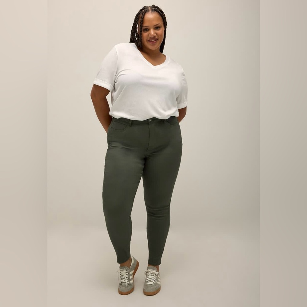 2/$20 - Sage Green Casual Stretchy Pants - d/C 1948 by Penningtons - fall weight